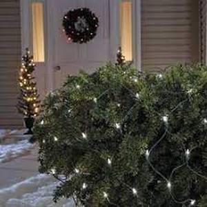 lot 107 image: Lot of 8 IndoorOutdoor 100 Nets Lights-6 Clear-2 Multi Color