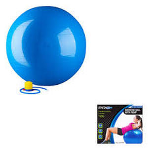 lot 110 image: PRO Strength Exercise Ball With Pump 24inch Diameter