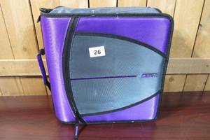 lot 124 image: Case-It D-146 3 3-Ring Zipper Binder, Purple