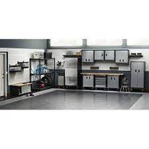lot 125 image: Gladiator Premier Series Steel 2-Shelf Wall Mounted Garage Cabinet in Charcoal (30 in W x 30 in H x 12 in D)