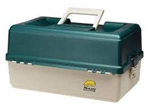 lot 132 image: Plano Tackle Box w6 Trays - BlueSandstone