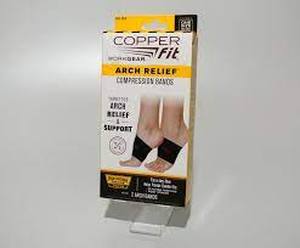 lot 146 image: Copper Fit Work Gear Arch Relief Compression Bands, Professional Grade Tough