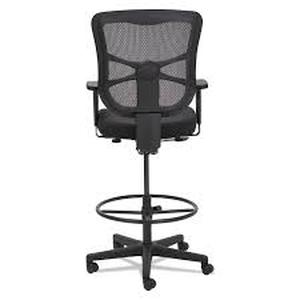 lot 177 image: Alera ALEEL4614 Elusion Series Mesh Stool with 22.6 in. - 31.6 in. Seat Height - Black