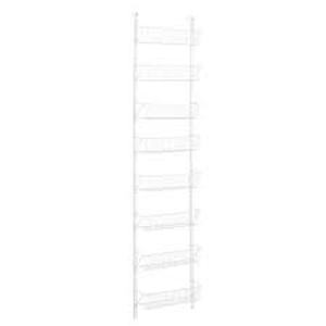 lot 185 image: Everbilt 8 Tier Over-the-Door Adjustable Pantry Organize