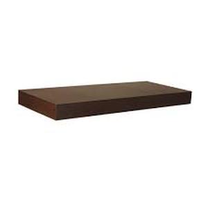 lot 197 image: 24 in. W x 10 in. D Espresso Decorative Floating Wall Shelf