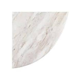 lot 199 image: Set of 2 Jeffrey Court Daybreak White 7.625 in. x 7.625 in. Polished Marble Wall Mount Corner Shelf Tile
