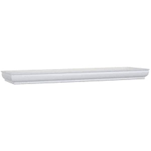 lot 202 image: 24 in. L x 8 in. W Profile White Shelf