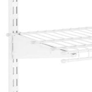 lot 204 image: Lot of 2 Everbilt 4 ft. x 12 in. Regular Duty Wire Shelf