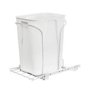 lot 206 image: Everbilt 72.83 in. H x 3.44 in. W x 19.29 in. D White Steel Cube Storage Bin