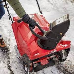 lot 214 image: Troy Built Squall 21 in. 123 cc Single-Stage Gas Snow Blower with E-Z Chute Control
