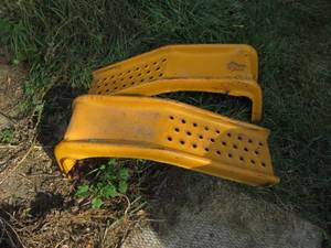 lot 227 image: Pair of heavy metal automotive ramps
