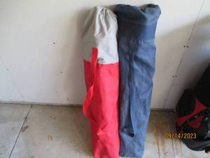 lot 71 image: Pair of fold up camping chairs