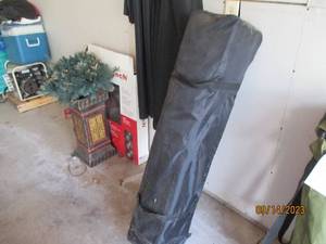 lot 74 image: 12x12 Pop-up Canopy with wheeled case
