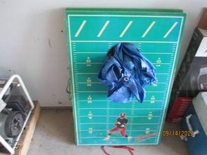 lot 81 image: Football themed corn hole game
