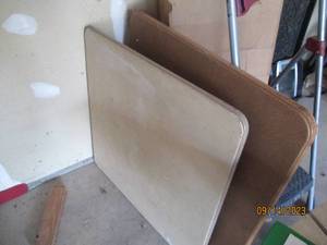 lot 89 image: Pair of Vintage folding card tables
