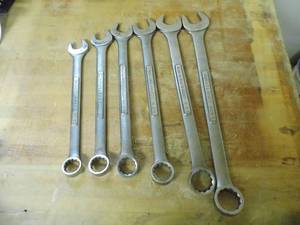 lot 33 image: Set of large size Craftsman Wrenches up to 1-14