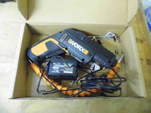 lot 36 image: WORX electric screw gun with attachment accessories