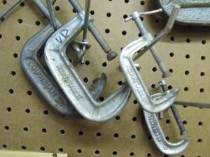lot 46 image: Assorted Group of c-clamps