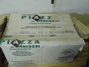 lot 57 image: Partial box of Piazza by Marazzi 66 Arizona UD2X Santa Cruz Ceramic tile 