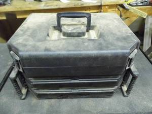 lot 280 image: MASSIVE tool kit in hardside case containing a large variety of screwdriver bits, drill bits and specialty bits