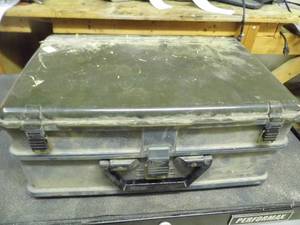 lot 284 image: Compartmentalized fishing tackle box loaded with a huge Assortment of hardware and other household supplies