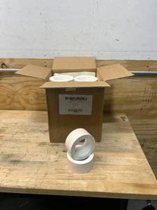 lot 46 image: INNOTEC Case of White Polyethylene Tape (24 Rolls)