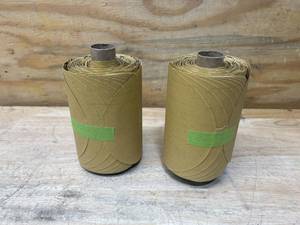 lot 49 image: 3M Lot of 2 Rolls of- 216U P320 Grit, 5 Diameter Aluminum Oxide Gold Paper Discs with Stikit Adhesive Backing