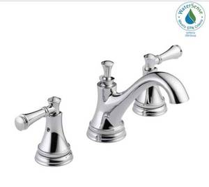 lot 6 image: DELTA Silverton 8 in. Widespread 2-Handle Bathroom Faucet in Chrome