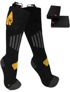 lot 30 image: ACTIONHEAT AA Battery Heated Socks - Unisex Cotton Warm Socks wBuilt-in Heat, FIR Heat Technology, 4.5V Heating Socks (Size SM)