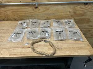 lot 87 image: Lot of 12- Nautical Wall Mounted TowelToilet Paper Holders