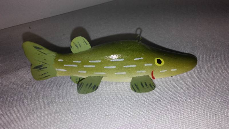 Vintage Collectible Spear Fishing Decoy Lawrence Bethel, Northern Pike   Simple Shipping! Antiques, Vintage, Collectible and NEW! Quality Lots!  NASCAR Earnhardt, Redlin Prints, Lawrence Bethel Decoys, Harley, Disney,  Coke, Toys, Art, Furniture