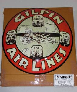 lot 503 image: Gilpin Airlines Metal Sign.