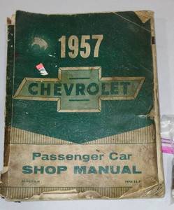 lot 504 image: 1957 Chevrolet Passenger Car Manual And More.