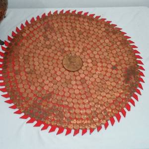 lot 539 image: Copper Penny Art.