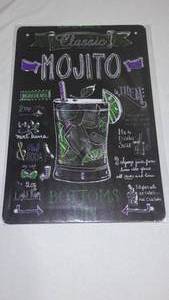 lot 541 image: New Mojito Metal Sign.