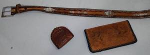 lot 550 image: Leather Belt And More.