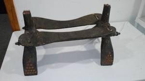 lot 554 image: Wooden Horse Saddle Chair Holder.
