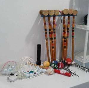 lot 555 image: Outdoor Fun. Advertisement Golf Balls
