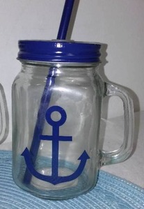 lot 601 image: New Mason Jar Cups and Placemats.