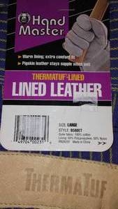 lot 606 image: New Hand Master Leather Gloves (3).