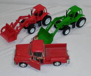 lot 615 image: Chevy 1955 Die Cast Sidestep Pickup and more.