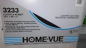 lot 627 image: Home-Vue Fluorescent Ceiling Light- New in Box.