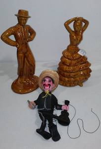 lot 656 image: Spanish Dancers And Marionette.