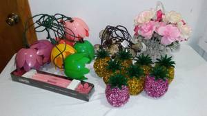lot 685 image: Vintage Party Lighting And Decorations.