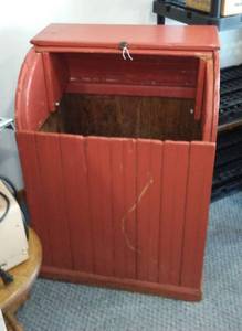 lot 756 image: Antique Storage Bin.
