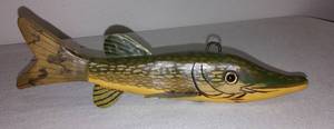 lot 775 image: Wood Spear Fishing Decoy.