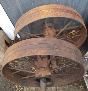lot 700 image: Steel Wheel (2)