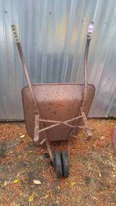 lot 704 image: Wheelbarrow  with Double Hard Wheels.