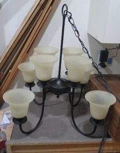 lot 746 image: Hanging Ceiling Light Fixture.