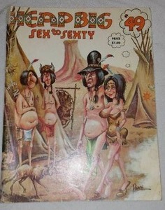 lot 804 image: Vintage Sex to Sexty Adult Comic Book 49 titled Heap Big.
